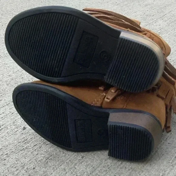 New Genuine Kids From OshKosh Boots Suede Fringe Toddler Size 5 Brown NO TAGS - Picture 7 of 7